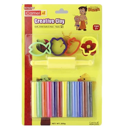 CAMLIN CLAY TOY SET 12 ASSORTED